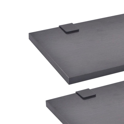 Nine Piece Bathroom Furniture and Basin Set Black