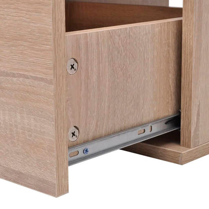 Nine Piece Bathroom Furniture and Basin Set Beige