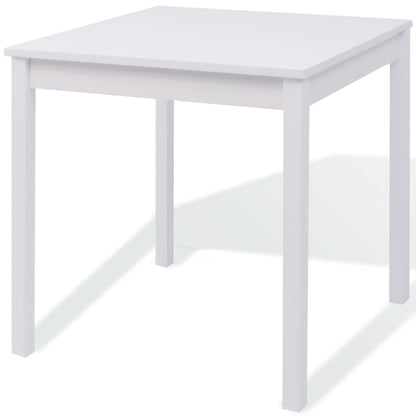 Five Piece Dining Set Pinewood White