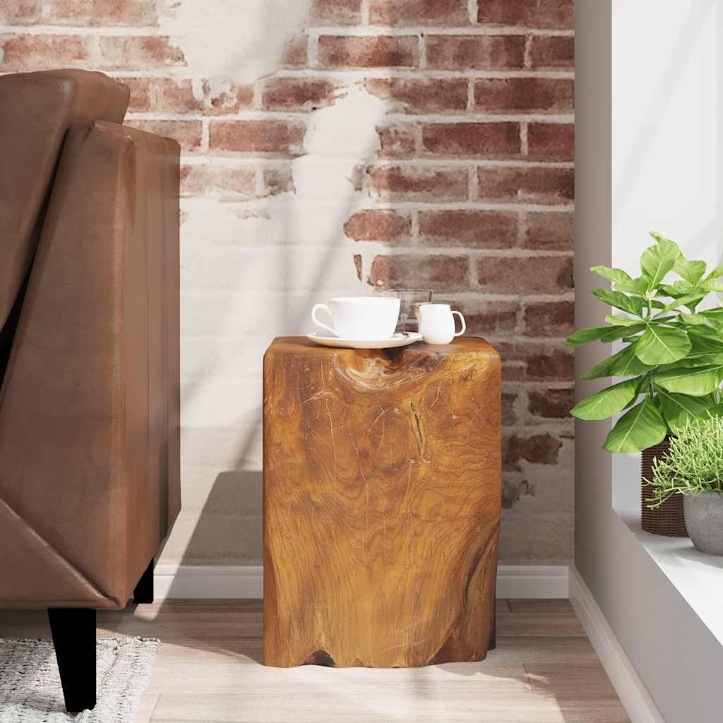 Solid Teak Wood Stool - Durable & Stylish Seating Solution