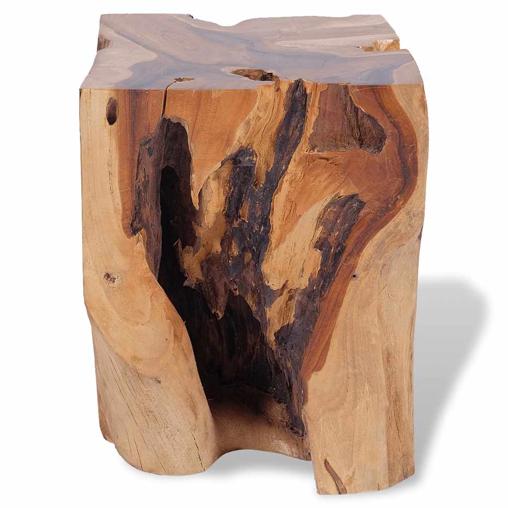 Solid Teak Wood Stool - Durable & Stylish Seating Solution