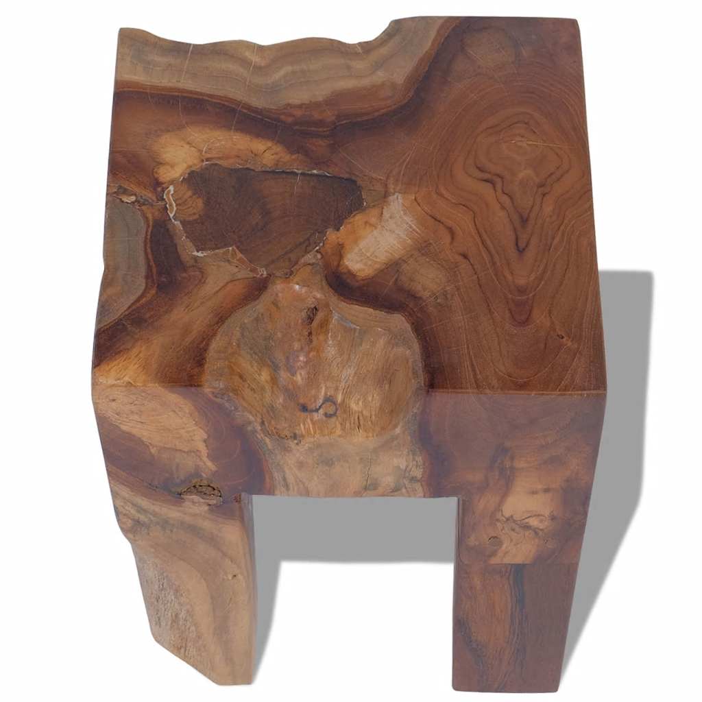 Teak Wood Stool - Durable & Stylish Solid Wood Seating Solution