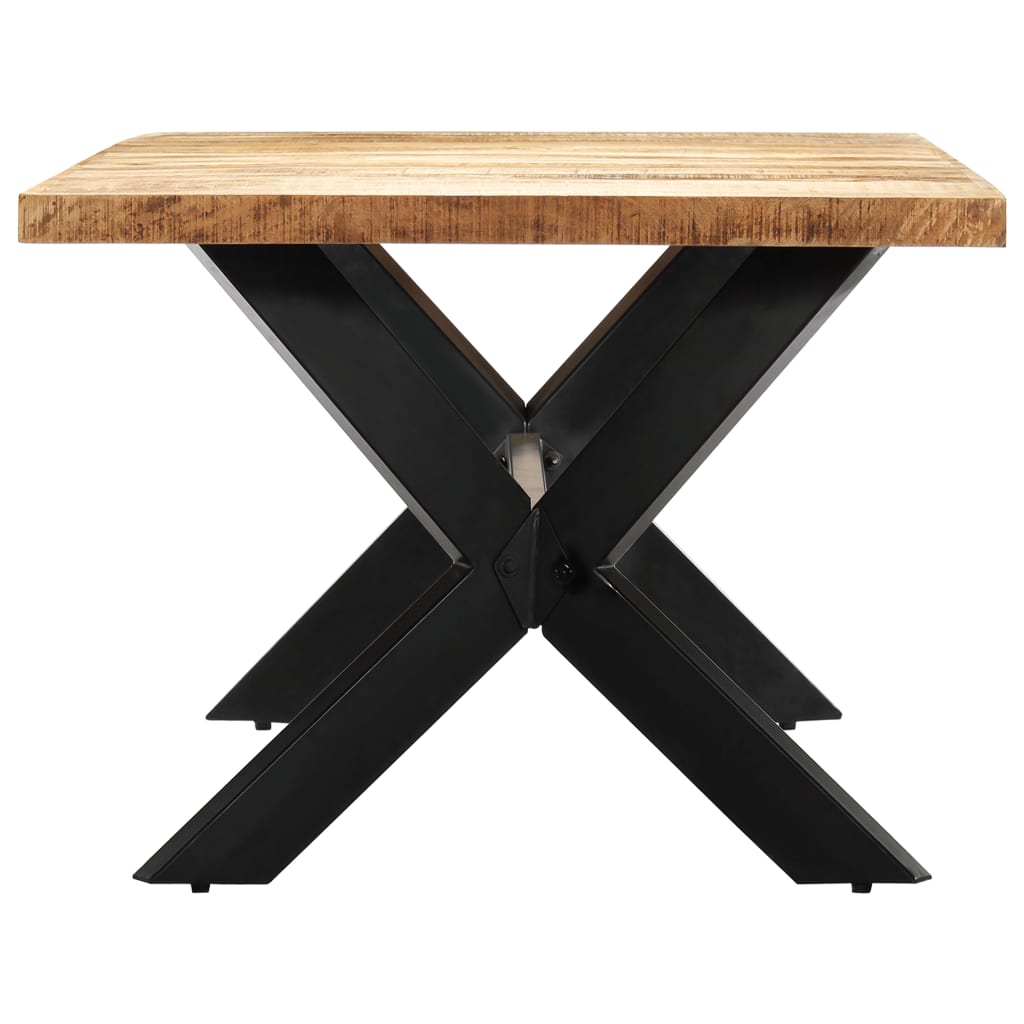 Solid Mango Wood Dining Table 200x100x75 cm