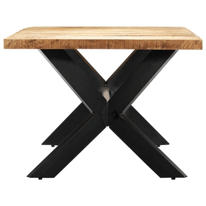 Solid Mango Wood Dining Table 200x100x75 cm
