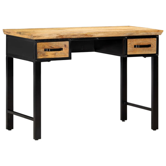 Solid Mango Wood Writing Table - 110x50x76 cm Sturdy & Stylish