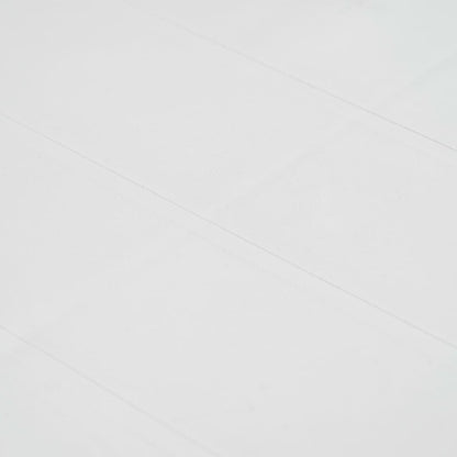 Garden Table White 79x79x72 cm Plastic Rattan Look