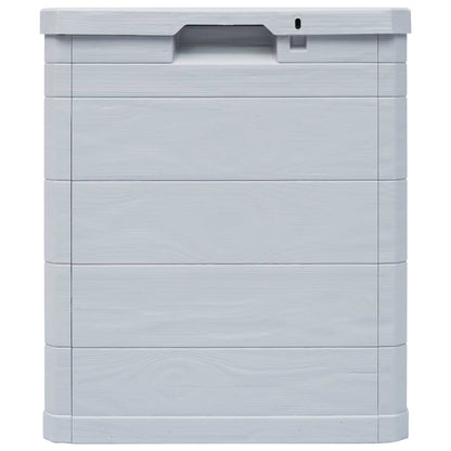 Light Grey 90L Garden Storage Box - Durable & Spacious Solution