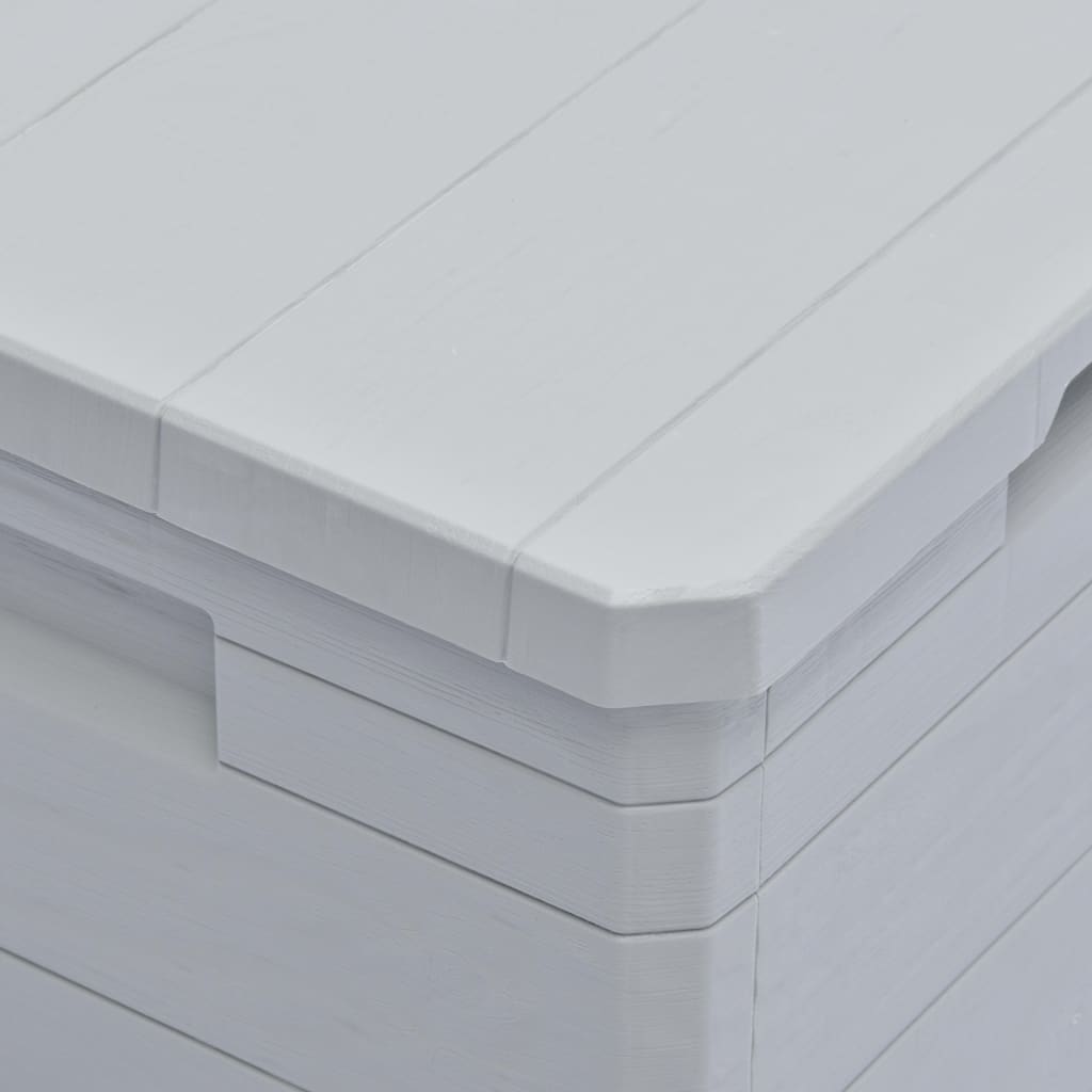 Light Grey 90L Garden Storage Box - Durable & Spacious Solution