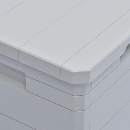 Light Grey 90L Garden Storage Box - Durable & Spacious Solution