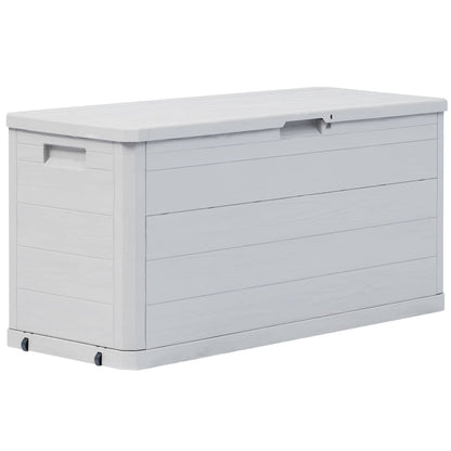 Light Grey 280L Garden Storage Box - Durable & Spacious Solution