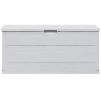 Light Grey 280L Garden Storage Box - Durable & Spacious Solution