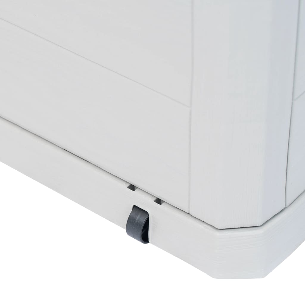 Light Grey 280L Garden Storage Box - Durable & Spacious Solution