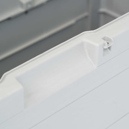 Light Grey 280L Garden Storage Box - Durable & Spacious Solution