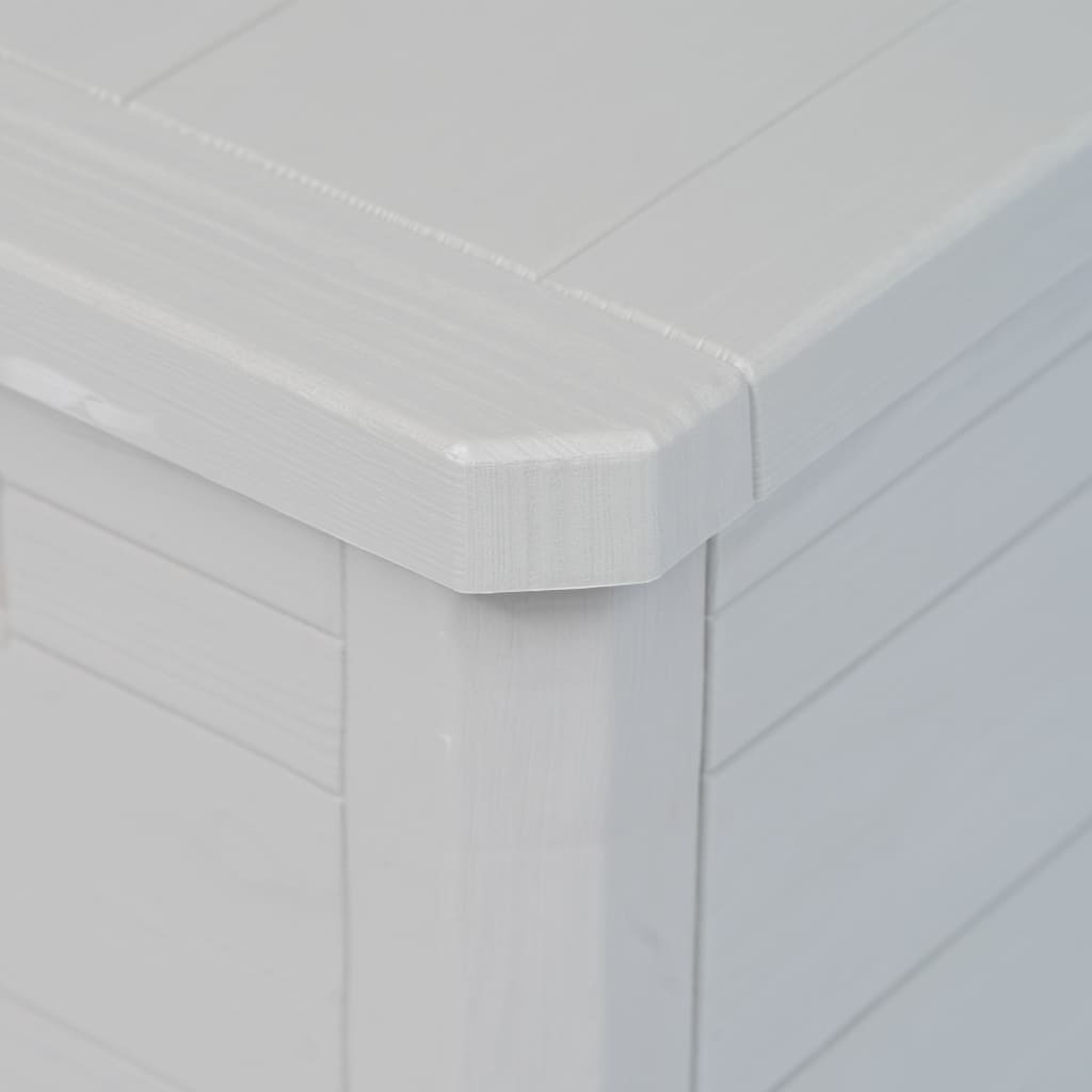 Light Grey 280L Garden Storage Box - Durable & Spacious Solution