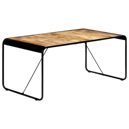 Rustic Mango Wood Dining Table - 180x90x76 cm | Solid & Durable