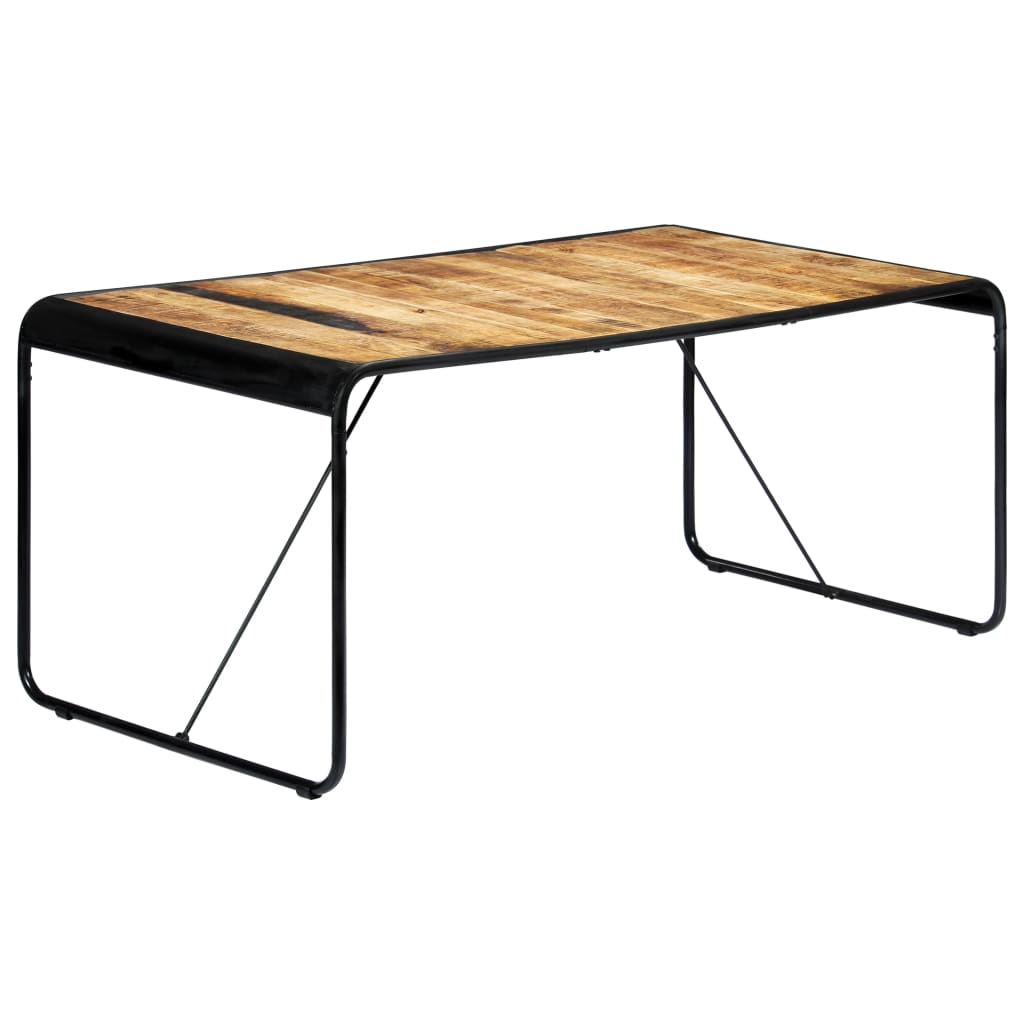 Rustic Mango Wood Dining Table - 180x90x76 cm | Solid & Durable