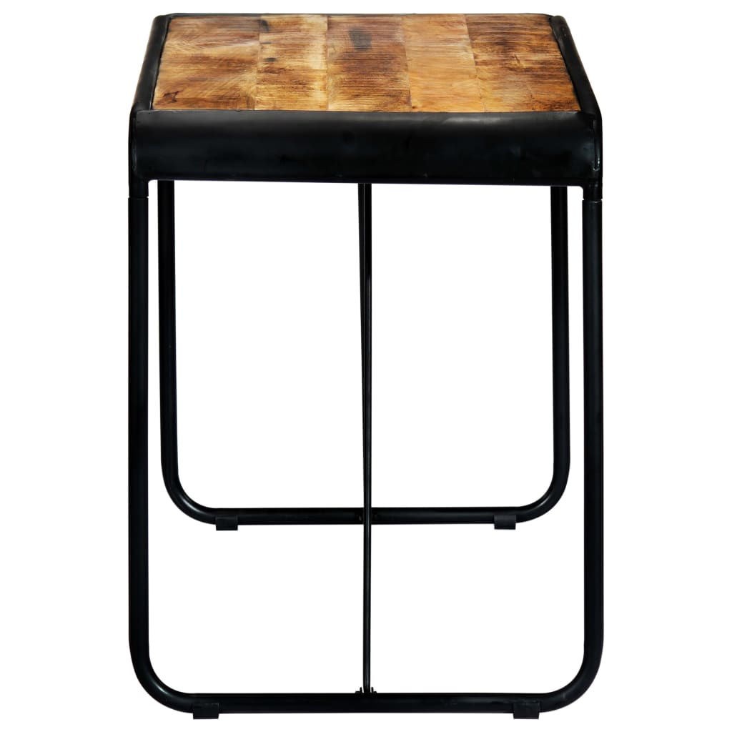 Solid Mango Wood Dining Table 118x60x76 cm - Rustic Charm