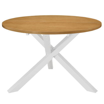 White MDF Dining Table 120x75 cm - Stylish & Durable Design