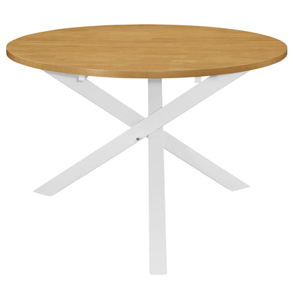 White MDF Dining Table 120x75 cm - Stylish & Durable Design