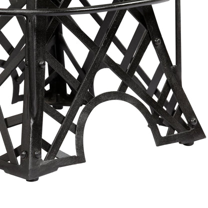 Real Leather Bar Stools, Set of 2 - Elegant & Durable Seating