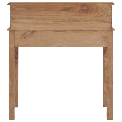 Solid Teak Wood Desk - 90x50x100 cm