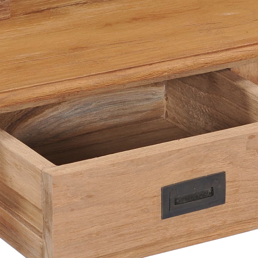 Solid Teak Wood Desk - 90x50x100 cm