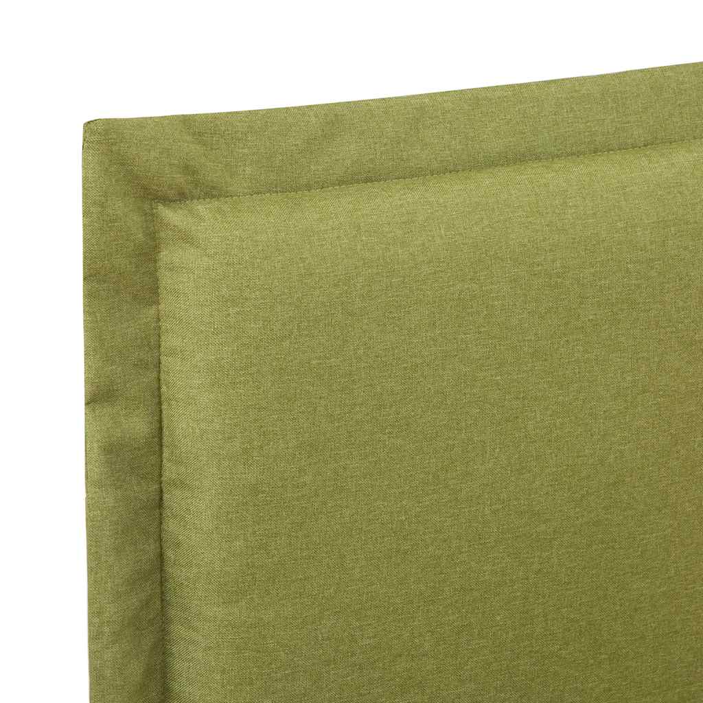 Green Fabric Bed Frame 135x190 cm Double - No Mattress