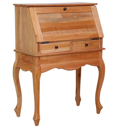 Solid Mahogany Secretary Desk - 78x42x103 cm