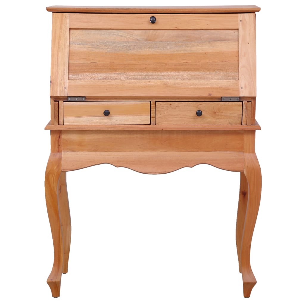 Solid Mahogany Secretary Desk - 78x42x103 cm
