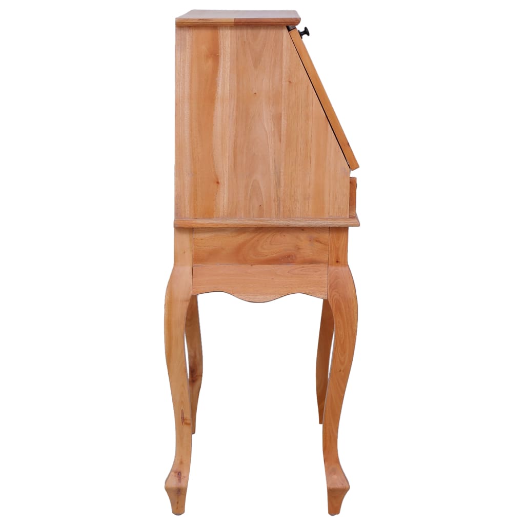 Solid Mahogany Secretary Desk - 78x42x103 cm