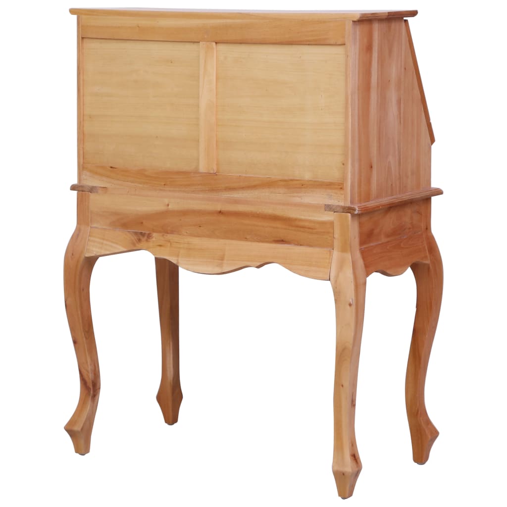 Solid Mahogany Secretary Desk - 78x42x103 cm