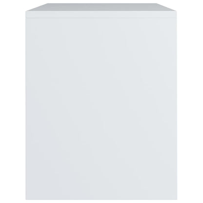 White Bedside Cabinets 2-Piece Set, 40x30x40 cm, Engineered Wood