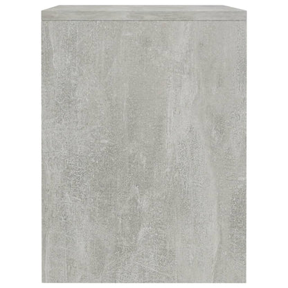 Concrete Grey Bedside Cabinet, 40x30x40 cm, Engineered Wood