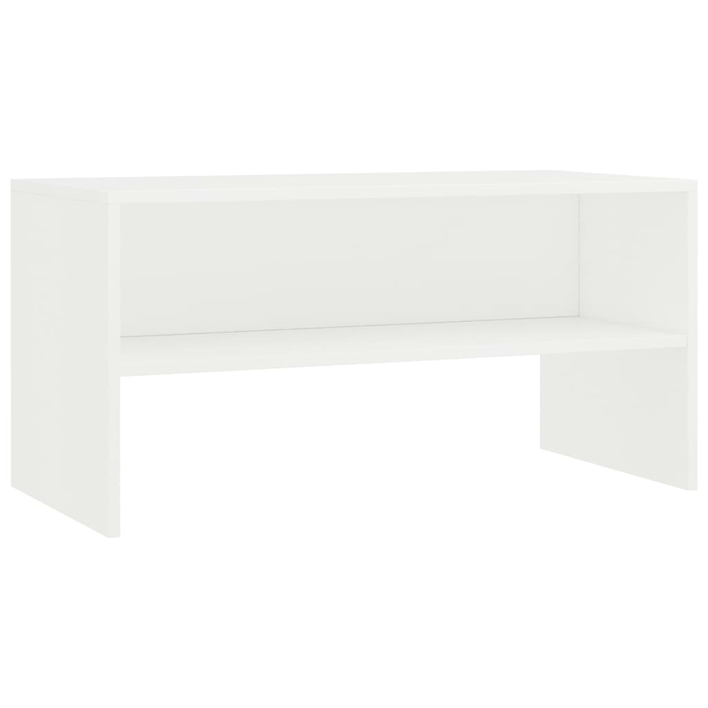 TV Cabinet White 80x40x40 cm Engineered Wood