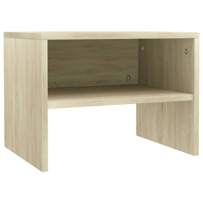 Compact Sonoma Oak Bedside Cabinet 40x30x30 cm - Engineered Wood