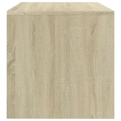 Compact Sonoma Oak Bedside Cabinet 40x30x30 cm - Engineered Wood