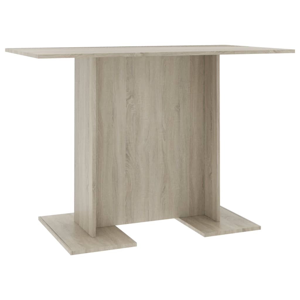 Sonoma Oak Dining Table 110x60x75 cm - Engineered Wood