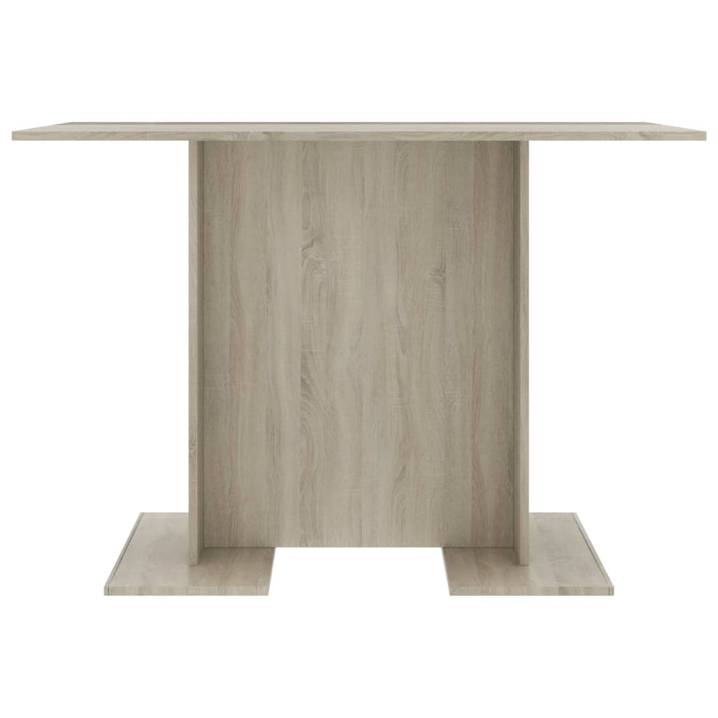 Sonoma Oak Dining Table 110x60x75 cm - Engineered Wood