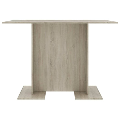 Sonoma Oak Dining Table 110x60x75 cm - Engineered Wood