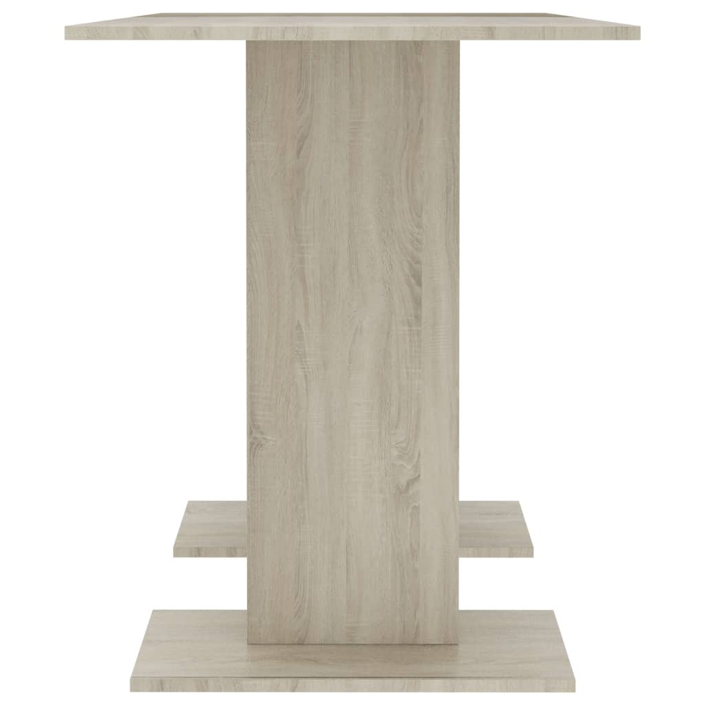 Sonoma Oak Dining Table 110x60x75 cm - Engineered Wood