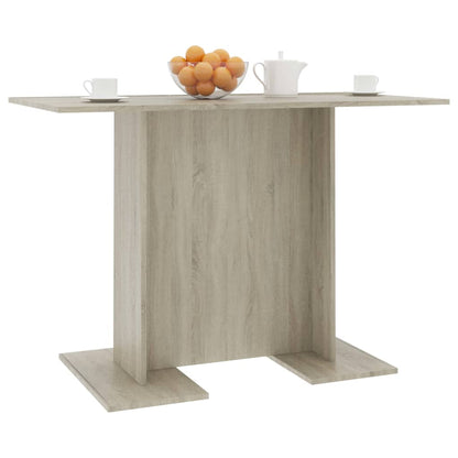Sonoma Oak Dining Table 110x60x75 cm - Engineered Wood