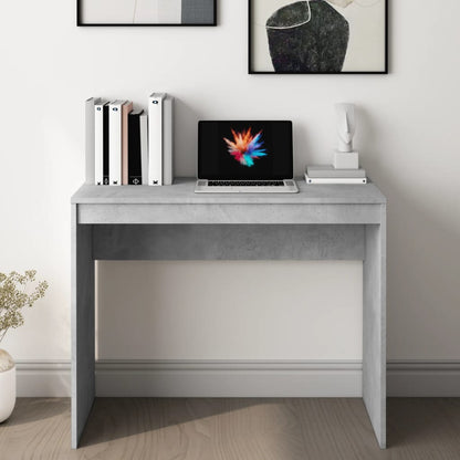 Stylish Concrete Grey 90x40x72 cm Engineered Wood Desk