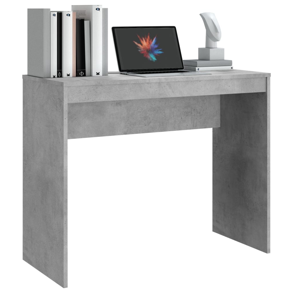 Stylish Concrete Grey 90x40x72 cm Engineered Wood Desk