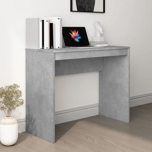 Stylish Concrete Grey 90x40x72 cm Engineered Wood Desk