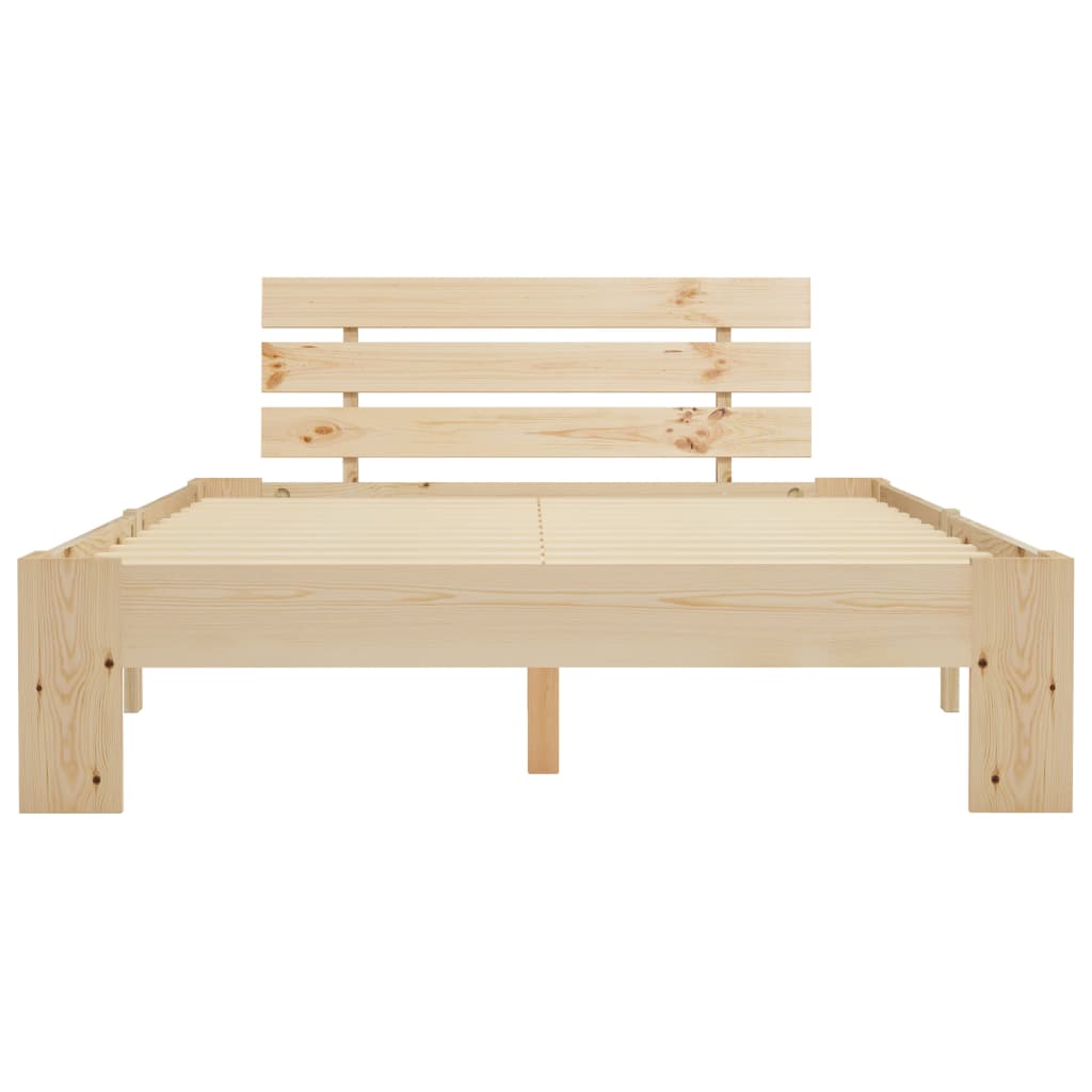 Solid Pine Wood Bed Frame 120x200 cm - No Mattress Included