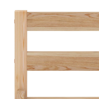 Solid Pine Wood Bed Frame, 100x200 cm - No Mattress Included