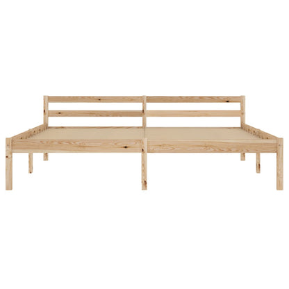 Solid Pine Wood Bed Frame Super King 180x200 cm - No Mattress