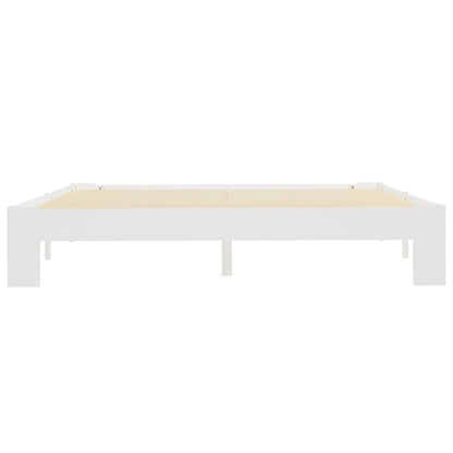 Solid Pine Bed Frame - Brown 160x200 cm (No Mattress)