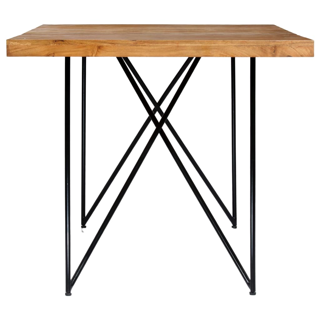 Solid Acacia Wood Dining Table 180x90x76 cm - Elegant & Durable