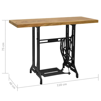 Sewing Machine Console Table 110x40x75 cm